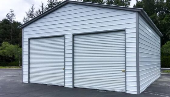 Metal Motorcycle Storage Sheds from American Carports, Inc.