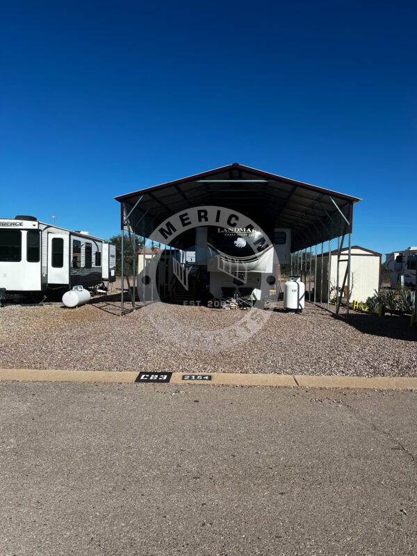 San Luis Obispo CA RV Metal Carport