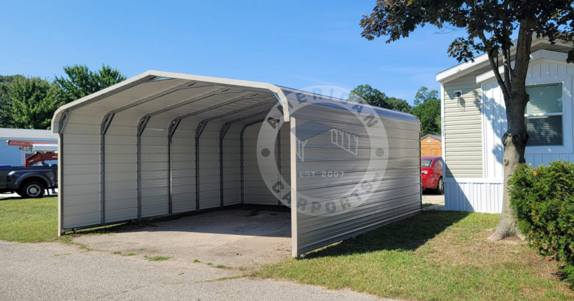 Rancho Cordova CA metal carport for vehicle protection