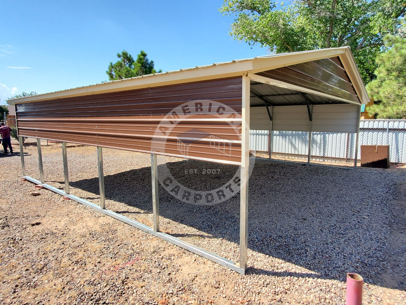 San Ramon CA metal carport for vehicle protection