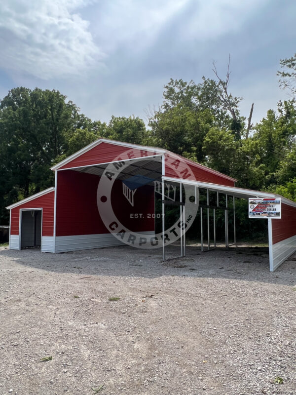 Modesto CA metal barn for versatile storage and usage