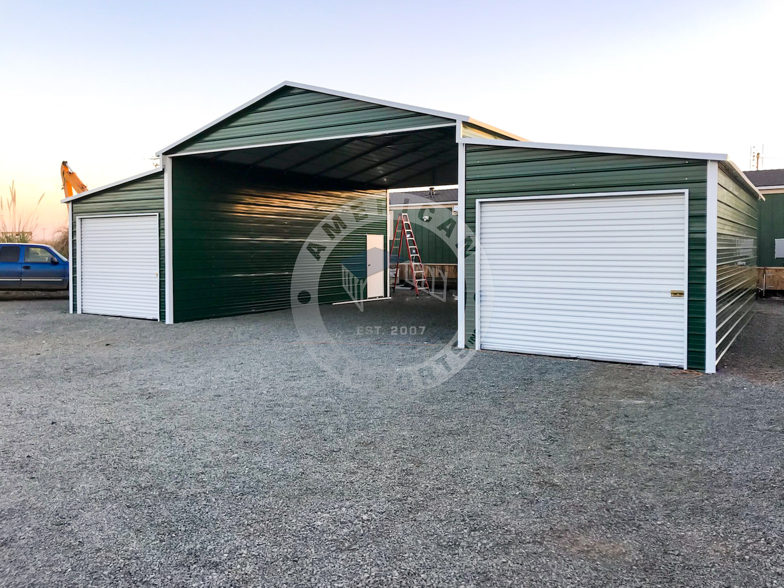 Stockton CA metal barn for versatile storage and usage