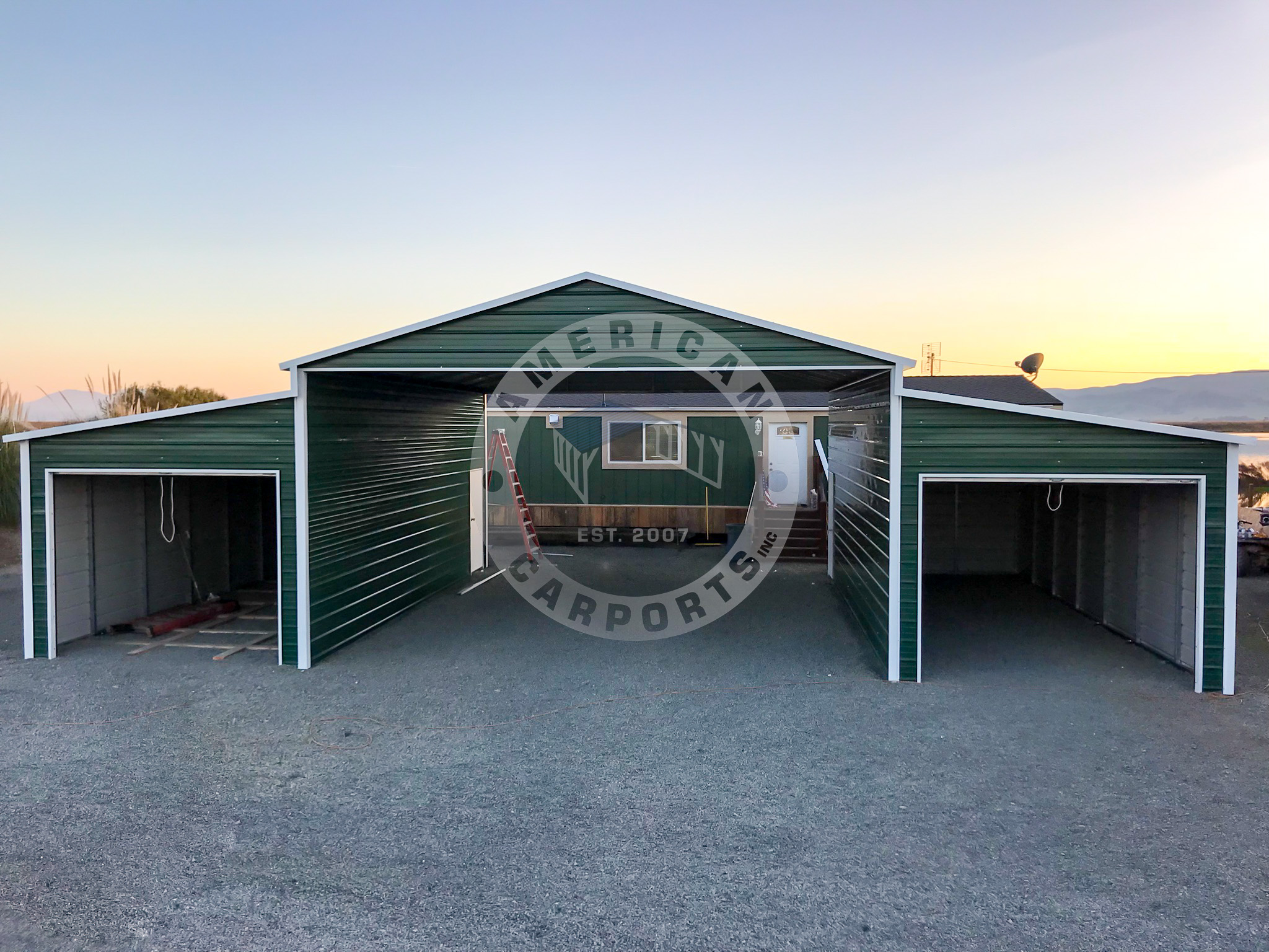 Stockton CA metal barn for versatile storage and usage