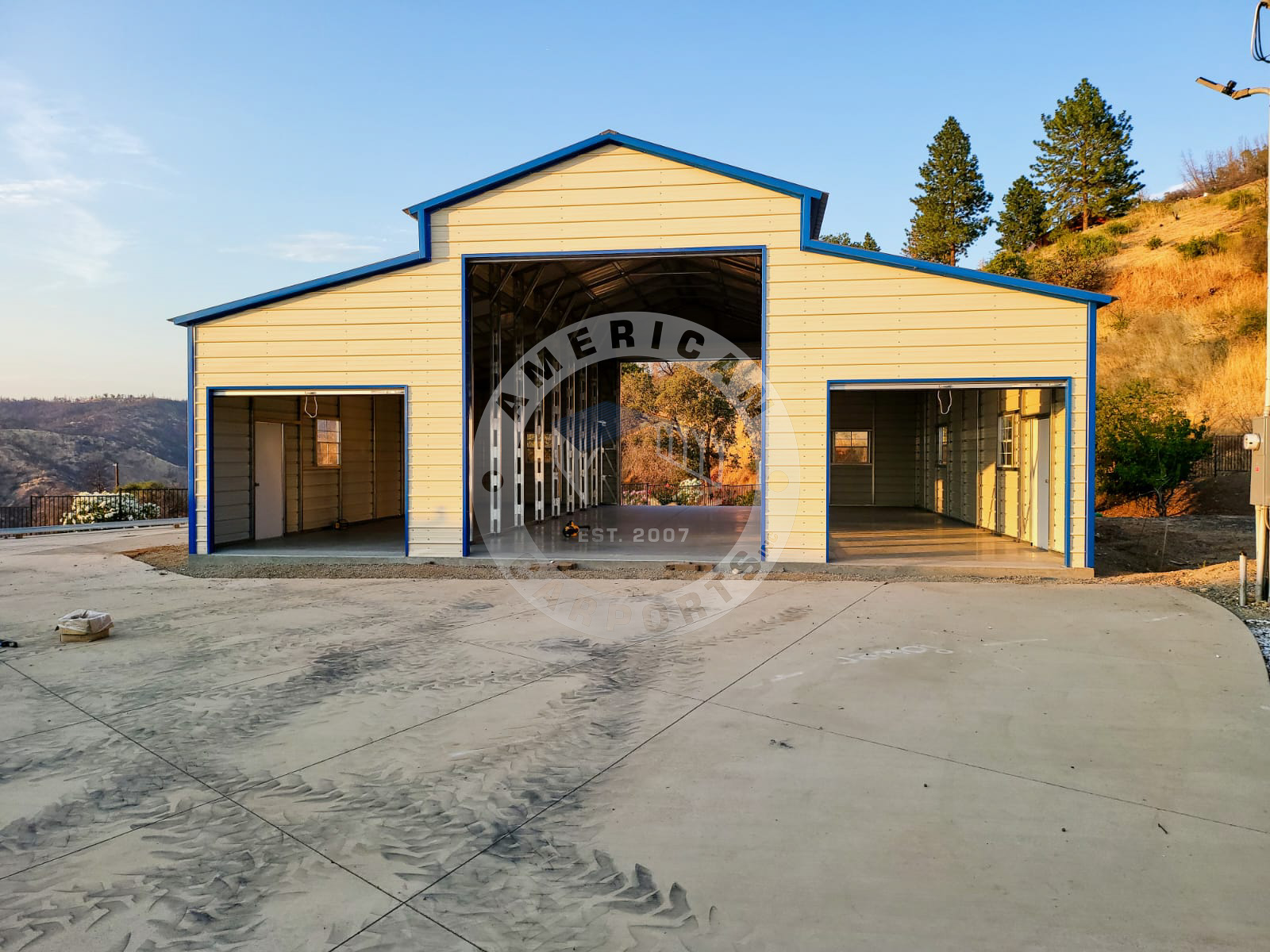 Merced CA metal barn for versatile storage and usage