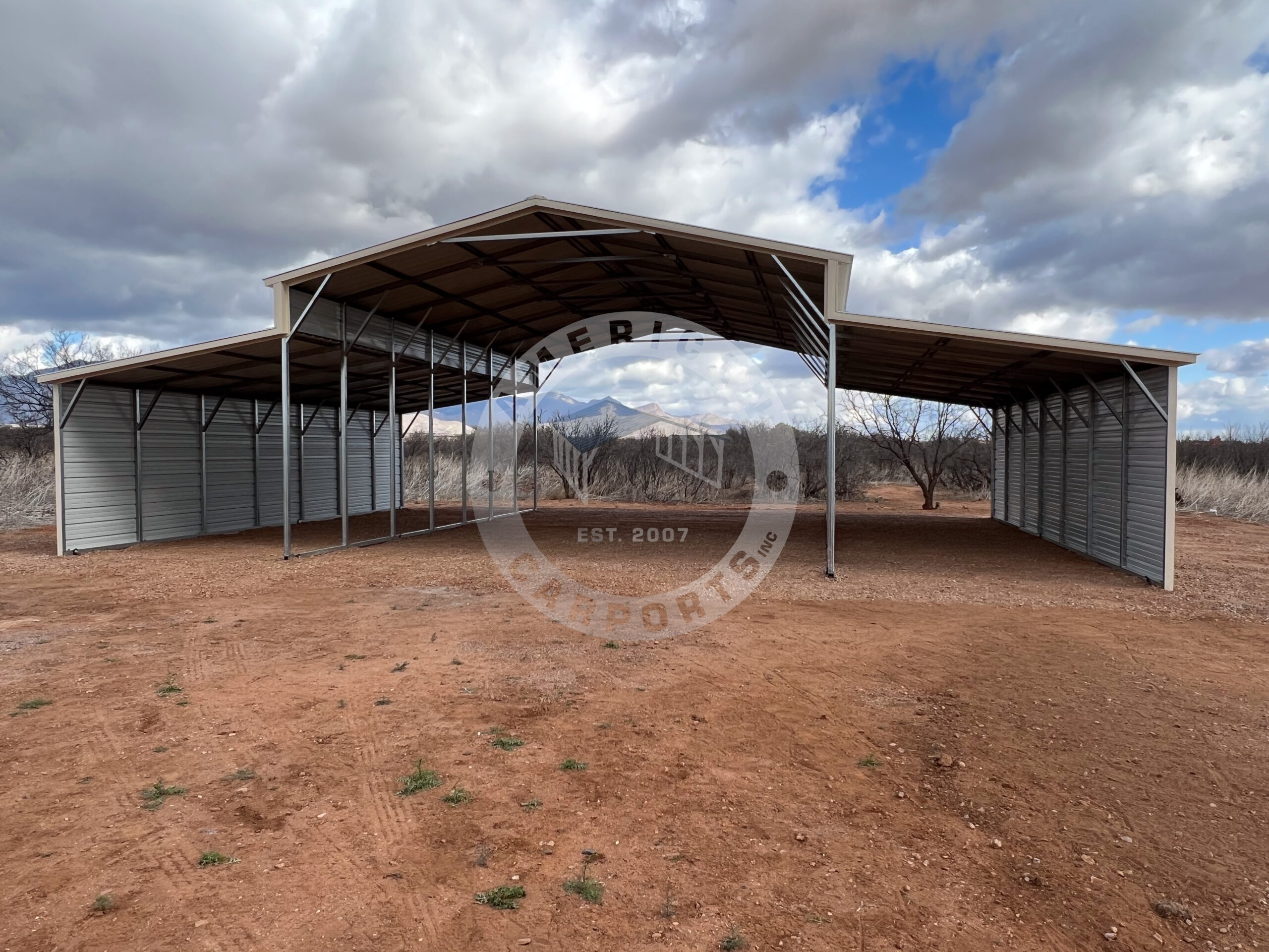 Stockton CA metal barn for versatile storage and usage