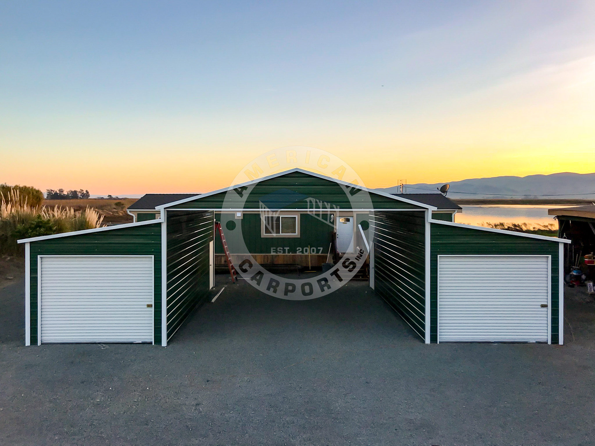 Stockton CA metal barn for versatile storage and usage