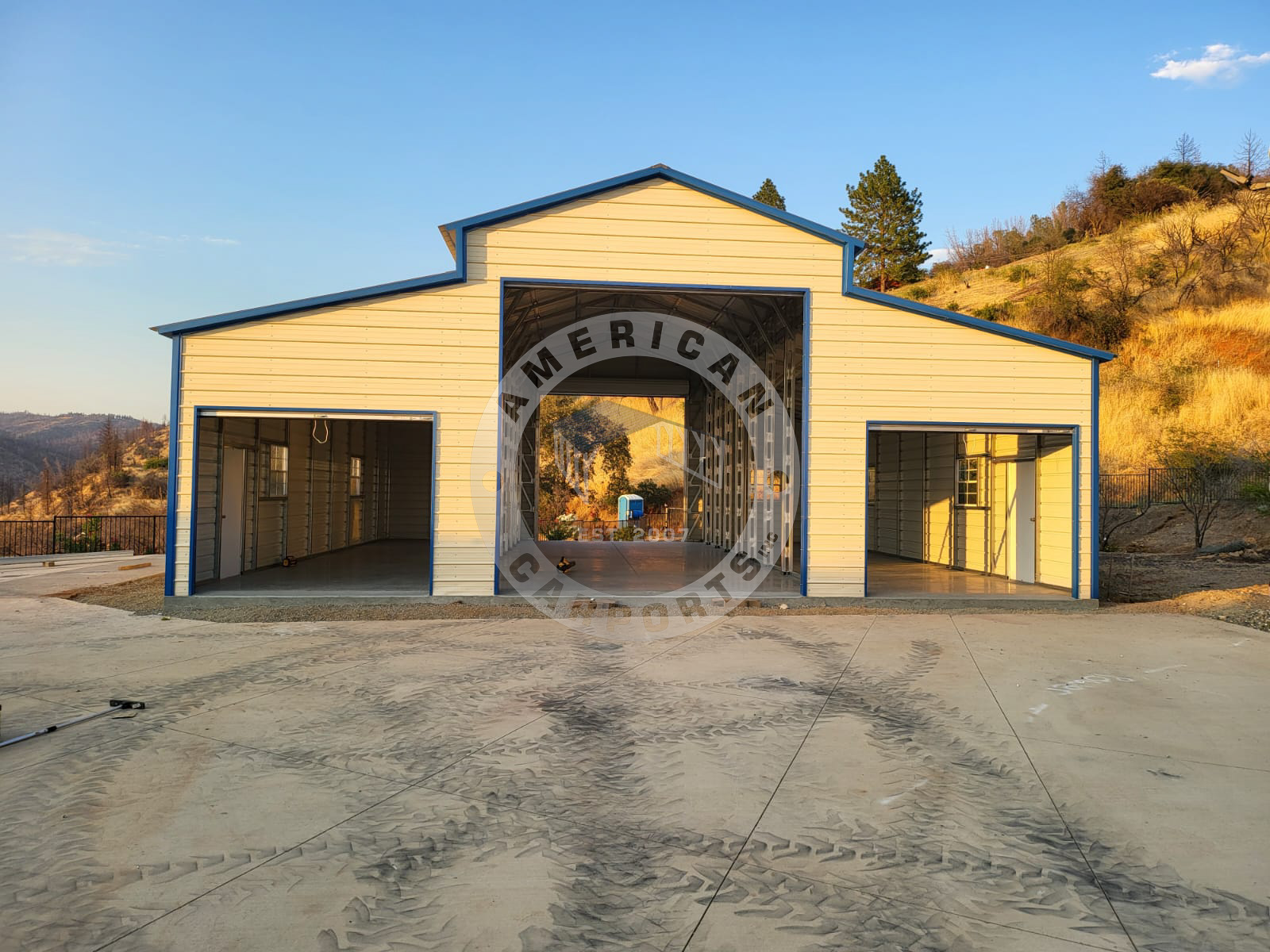 Merced CA metal barn for versatile storage and usage