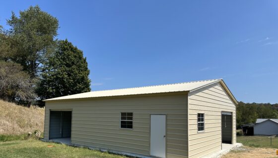 A-Frame vs. Standard Metal Garage